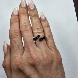 Effy Royale Bleu 14K Yellow Gold Blue Sapphire Ring